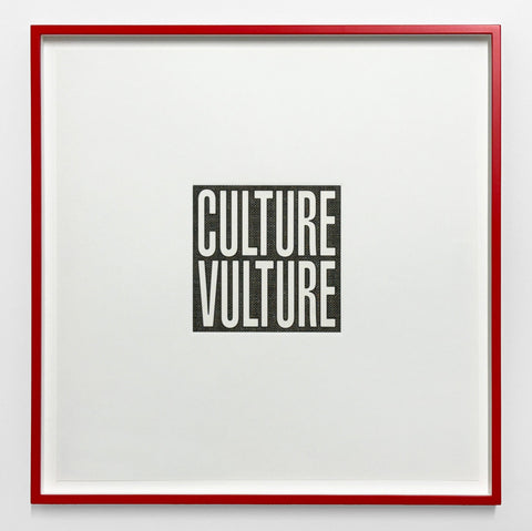 Barbara Kruger Culture Vulture Print