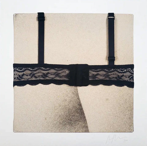 Richard Prince "Untitled" Black Bra Signed Print