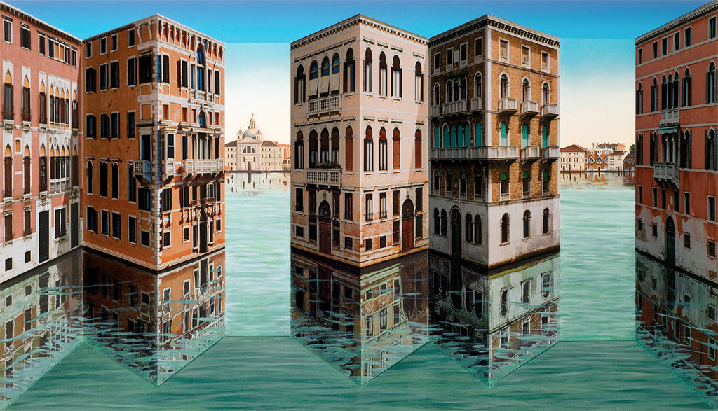 Venice Lagoon Patrick Hughes Signed Print