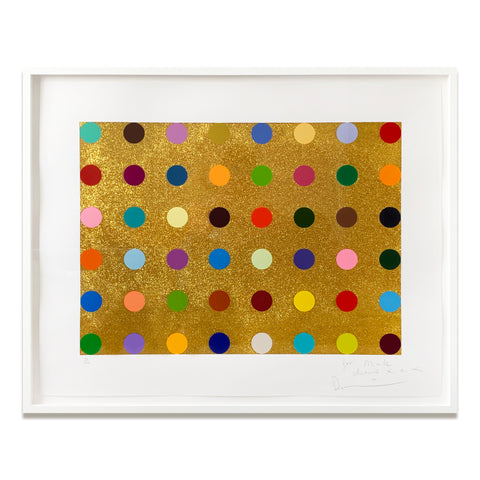 Damien Hirst "Proctolin" Gold