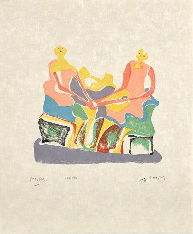 Henry Moore "Two Seated Women"