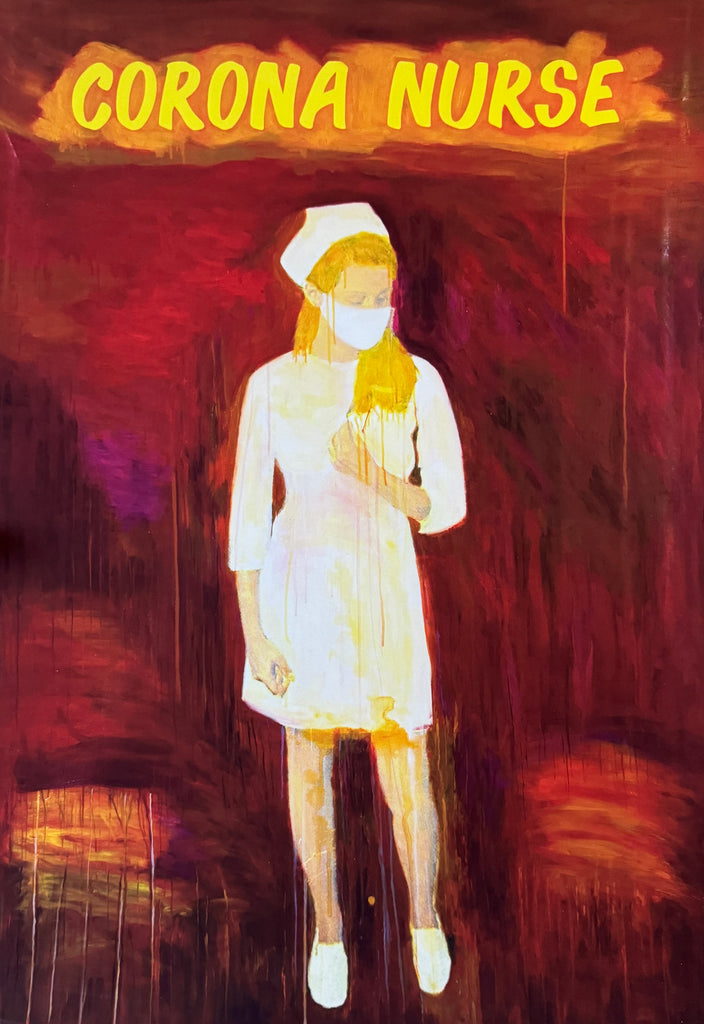 Kenny Schachter "Corona Nurse" Inspired by Richard Prince