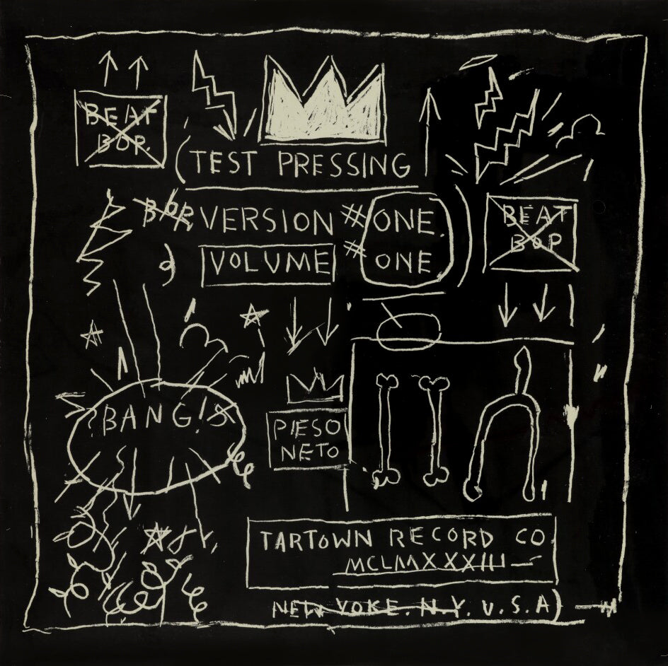 Jean-Michel Basquiat "Rammellzee vs K-Rob" 1983 (Tartown Records)