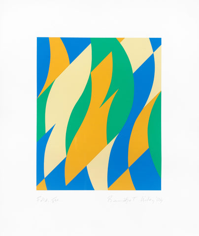 Bridget Riley Fold Signed Limited Edition Print