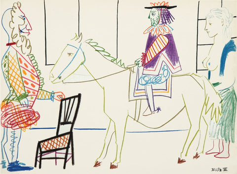 Picasso "31.1.54.VII" La Comedie Humaine