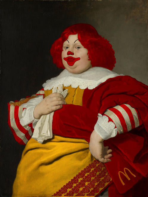 Magnus Gjoen "A Young Boy of Uncertain Victory" McDonalds Clown