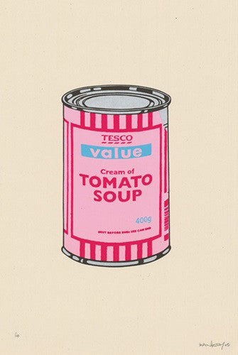 Banksy "Tesco Soup Can" Signed