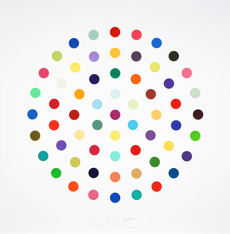 Damien Hirst "Cineole" spot print etching