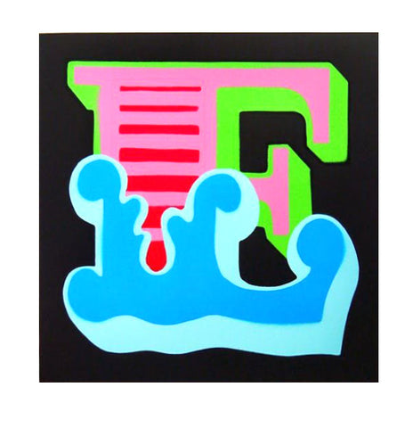 Ben Eine "Blue E" ACB 2014
