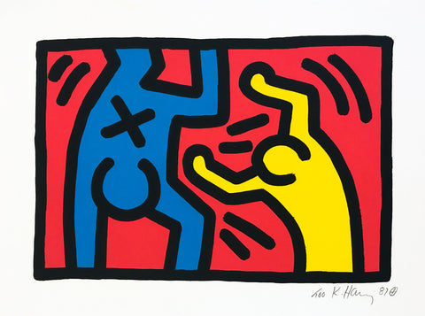 Keith Haring "Untitled" 1987 Party