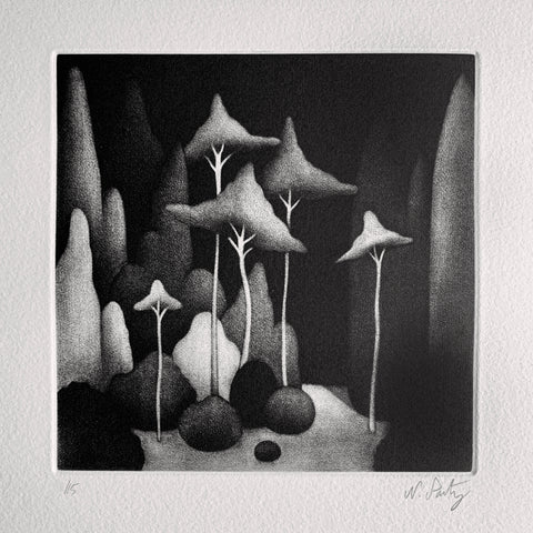 Nicolas Party Landscape Mezzotint