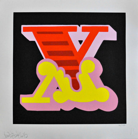 Ben Eine "Red X" Jealous/Moniker Print
