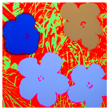Andy Warhol "Flowers" Sunday B Morning (Red)