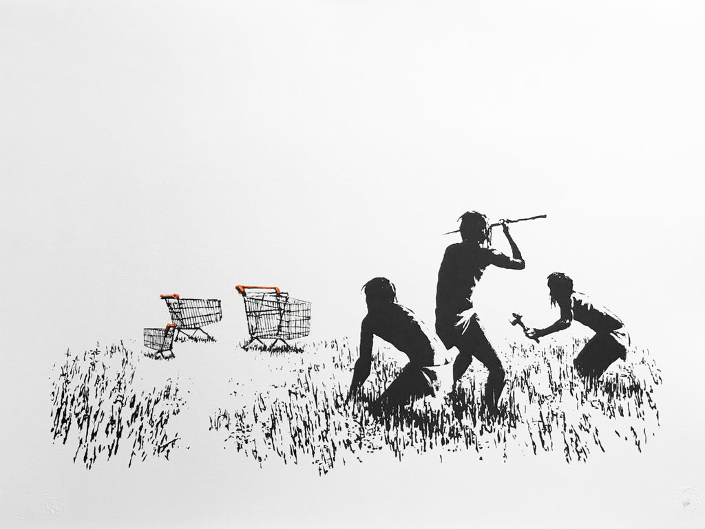 Banksy "Trolley Hunters" UnSigned Print