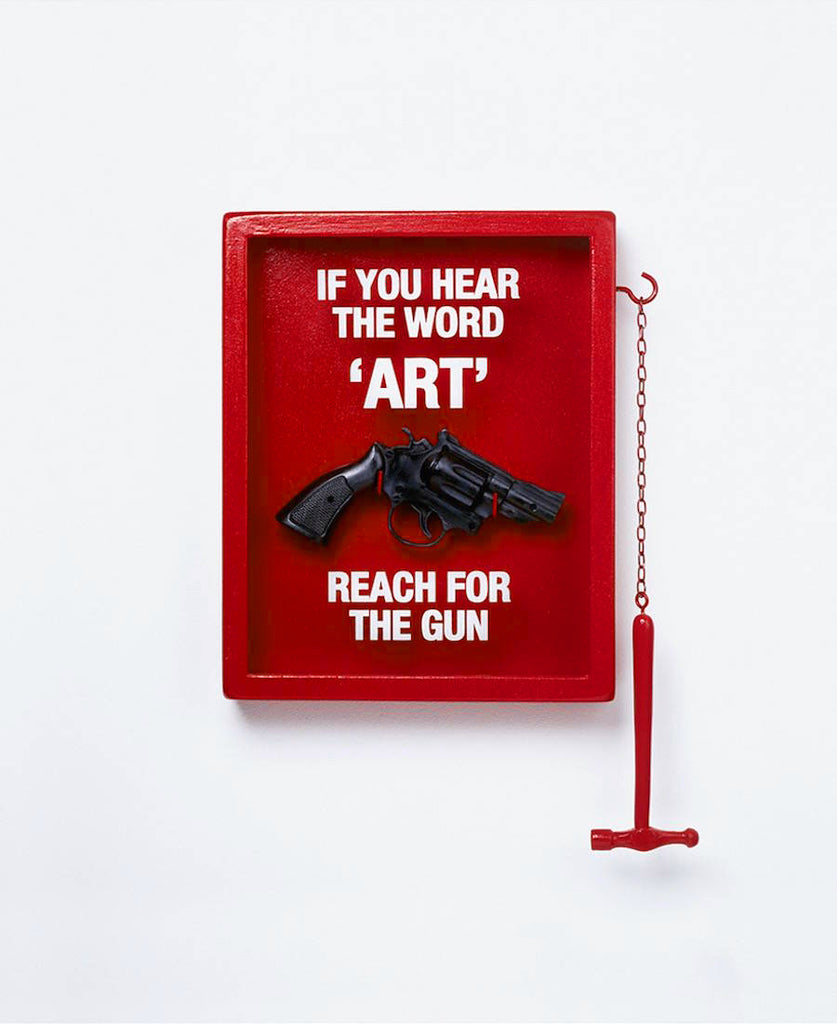Nancy Fouts "If You Hear The Word 'Art' Reach For The Gun" 2011