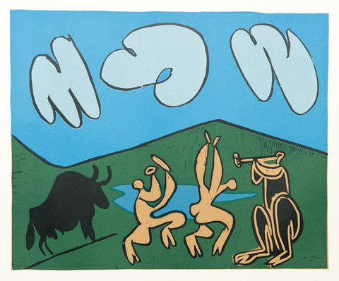 Picasso "Bacchanal with Black Bull"
