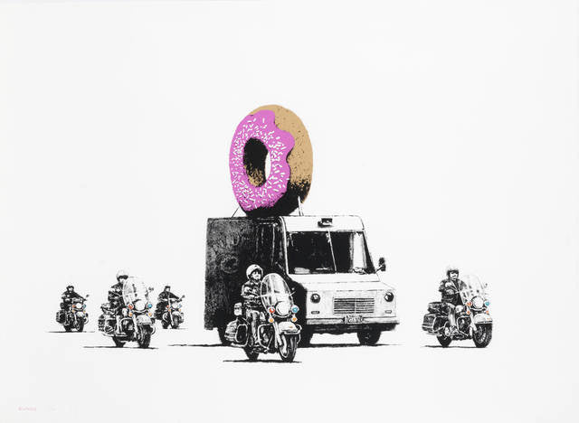 Banksy "Strawberry Donut"
