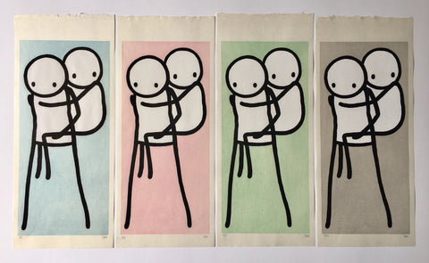 Stik Piggy Back Woodcut Prints