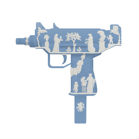 Magnus Gjoen "Pompeii Blue Uzi"