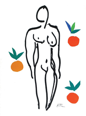 Matisse "Nu aux Oranges" Lithograph