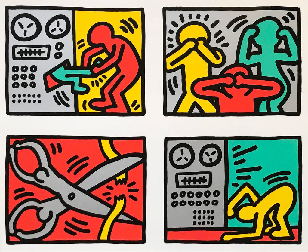 Keith Haring "Untitled" Pop Shop Quad III Print